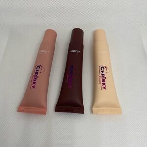 Lip Gloss Set - Nude, Brown, Cream